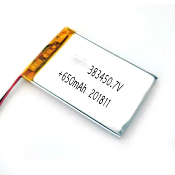 2/5/10/20 бр 3,7 На 650 mah 383450 литиево-полимерно-йонна батерия, 2.0 мм JST конектор