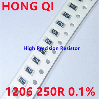 50 бр. Нови оригинални точност ръководят резистор SMD 1206 0.1% 250R B 25ppm