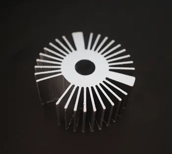 53*22 мм кръгъл алуминиев Радиатор 