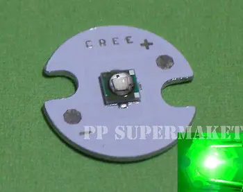 5ШТ Cree XLamp XP-E Зелена 520-530 НМ 1 W 3 W Led Емитер на Светлината с Кръгла основа 16 мм
