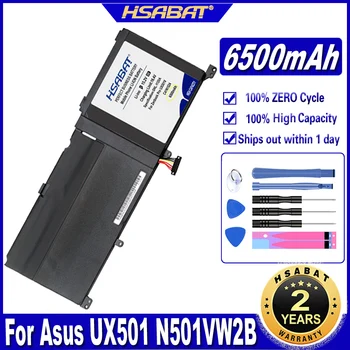 HSABAT C41N1524 6500 mah Батерия за лаптоп ASUS Zenbook Pro UX501V UX501VW N501VW G501VW Батерии