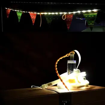 Led лампа за палатка за нощуване на открито, богат на функции светещ Водоустойчива лампа