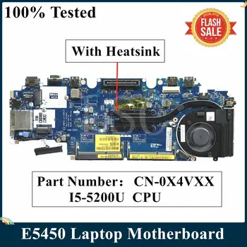 LSC Възстановена За DELL Latitude E5450 дънна Платка на лаптоп ZAM70 LA-A901P с SR23Y I5-5200U CN-0X4VXX 0X4VXX X4VXX MB