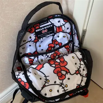 Sanrio чанта Hello kitty, розова раница за момичета, студентски чанта с изображение, аниме, чанта за съхранение, училищен раница