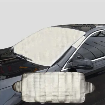 Авто памук сняг щит с перламутровым покритие на предната прехвърляне, летен слънцезащитен крем