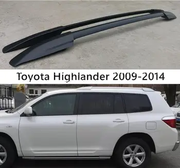 Багажници на покрива, подходящи за Toyota Highlander 2009-2014, горна рейк багажник на покрива от алуминиева сплав