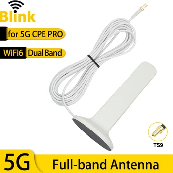 Външна Антена на Рутера 5G CPE PRO С Магнитна Основа GSM 3G, 4G 5G Полнодиапазонная Антена WiFi6 двойна лента Усилвател на ZTE, Huawei TS9