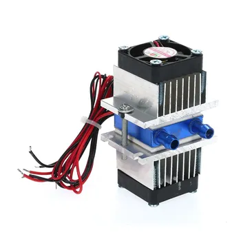 Електронни полупроводникови термоелектрически охладител 12V TEC, cooler Peltier TEC1-12706, охладител + система за водно охлаждане