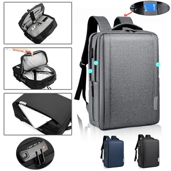За 13 14 15,6 16 Инча, чанта За лаптоп, раница за зареждане чрез USB, училищна чанта, противоугонный раница, водоустойчив раници за Пътуване с голям капацитет