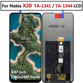 За Nokia x20 LCD дисплей с сензорен екран Дигитайзер В Събирането на Смяна Ремонт За NokiaX20 display X20 LCD безплатна доставка + инструменти