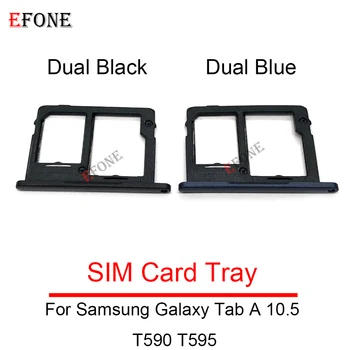 За Samsung Galaxy Tab A 10,5 SM-T590 SM-T595 T590 T595 Притежателя на Тавата за Sim-карти на Притежателя на Слота за Тавата за SIM-карти Жак Адаптер за Резервни Части