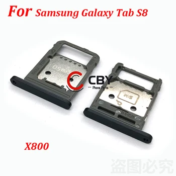 За Samsung Galaxy Tab S8 X700 S8 + Plus X800 Държач за Четене Сим-карти на Притежателя на Тавата за Sim-карти Слот адаптер