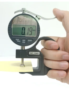 измервателен уред за измерване на дебелината на електронния цифров дисплей с дебелина 0,001 мм, книжен филм, тъканно плоча, щуповой сензор