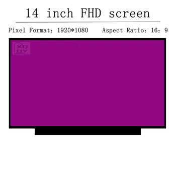 Лаптоп HP 14-dk0045nr 14-dk0061nr 14-dk1035wm 14,0 инча, FHD 1920x1080 IPS 30Pin led LCD дисплей Екранната лента (Без допир)