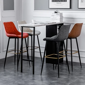 Метални скандинавските трапезни столове Салон Уникални дизайнерски заведения за хранене столове Модерно Луксозно обзавеждане за трапезария с високо качество Sillas De Comedor WK50CY