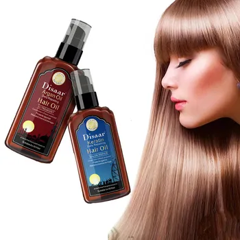 Натурално органично арганово масло за грижа за косата, Етерично масло за кожата на главата, за възстановяване на сухи щети, Маска за коса Alisador De Cabello