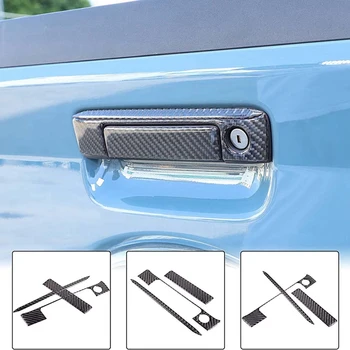 Отрежете Дръжките на капака на багажника на колата Стикер Стикери за Ford Maverick 2022 2023 Аксесоари резервни Части от мека въглеродни влакна