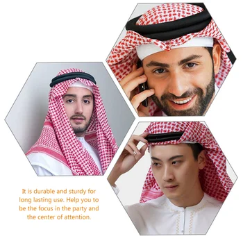 Превръзка на главата, арабски шал, въженият костюм, мъжки арабски шал, шапки, Шемах, мюсюлмански близкия изток Дубай, тюрбан, шапка, арабски, пустинята