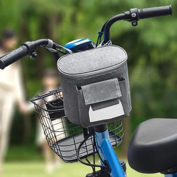 Преносима термосумка за пикник, полезна кутия за Bento, самозалепваща чанта за пикник, Лесно переносимая Водоустойчива чанта за обяд, велосипедна подвесная чанта