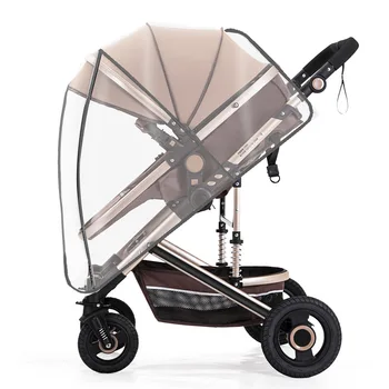 Универсален дъждобран за детска количка, Преносим универсален водоустойчив дъждобран за детска количка, аксесоари за детски колички