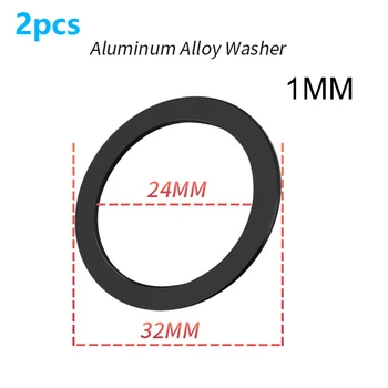 Уплътнение за цикъл на миене, пръстен за верига GXP 24 мм, подмяна на компоненти, 1/2/3 мм, 2 бр., аксесоари BB86, долна скоба за-Shimano