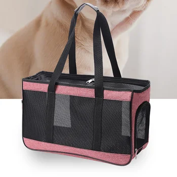 Чанта за домашни любимци, чанта-переноска за котки, дишаща раница, пренасяне за котки, чанти за транспортиране на малки кучета, за пътуване с колан за безопасност