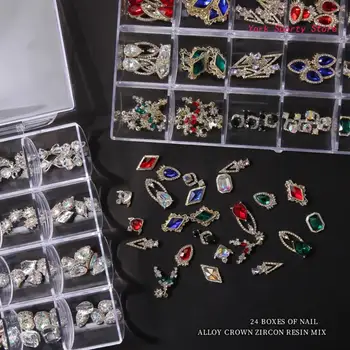 3D Луксозни кристали за дизайн на ноктите, диаманти, Пухкав Топки за нокти, Дизайн на нокти, Занаяти, Производство на бижута