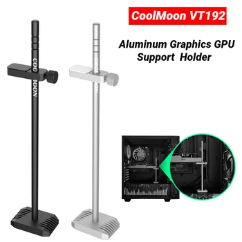 CoolMoon CM-VT192 Графична Поставка за видео от алуминиева сплав, Жак за подкрепа на графичния процесор, Корпус Настолни КОМПЮТРИ, на Притежателя на Видеокартата, Скоба, Комплект За Охлаждане