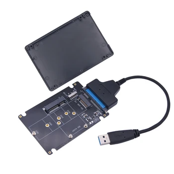 USB-адаптер mSATA M2 Калъф SSD Externo USB 3,0 M. 2 за USB mSATA SSD M2 Конвертор SSD в USB3.0 Стойка 2,5 