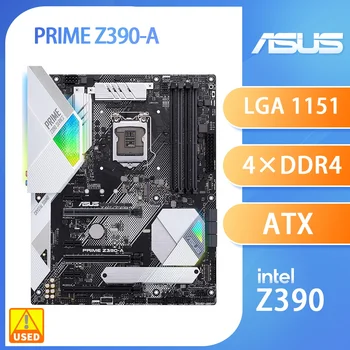 Z390 дънна Платка ASUS PRIME Z390-A LGA 1151 4xDDR4 Intel Z390 64 GB, PCI-E 3,0 USB3.1 ATX за процесори 9/8-то поколение Corei9i7i5i3