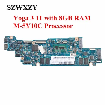 Възстановена на дънната платка на лаптопа AIZY0 LA-B921P за Lenovo Yoga 3 11 Yoga 3-1170 с SR23C M-5Y10C 8 GB оперативна памет 5B20H33238 DDR3L