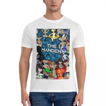 Класическа тениска The Mandem - BEAR, летни потници, тениски за мъже, летен топ с графичен дизайн
