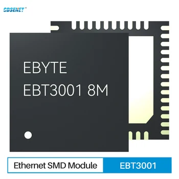 Модул Ethernet SMD Сериен порт за данни Ethernet EBYTE EBT3001 Modbus TCP RTU/UDP MQTT HTTP Вграден пазител