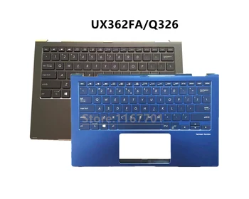 Нов Оригинален Лаптоп US с Подсветка на Клавиатурата Калъф/Cover/във формата На Миди За Asus Zenbook Flip 13 UX362 UX362FA Q326FA Син/Сив