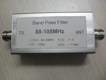 Полосовой филтър 88-108 Mhz Филтрира трафик за защита от смущения и повишаване на чувствителността на приемане.