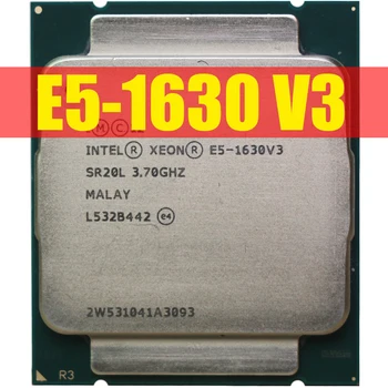 Процесор Intel Xeon E5-1630V3 SR20L 3,70 Ghz процесор с 4 ядра 10 М LGA2011-3 E5-1630 V3 процесора E5 1630V3 безплатна доставка E5 1630 V3 x99 DDR4