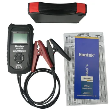 Тестер за акумулаторни системи Hantek Automotive HT2018B Цифров LCD анализатор от капацитета на батерията 6/12/24